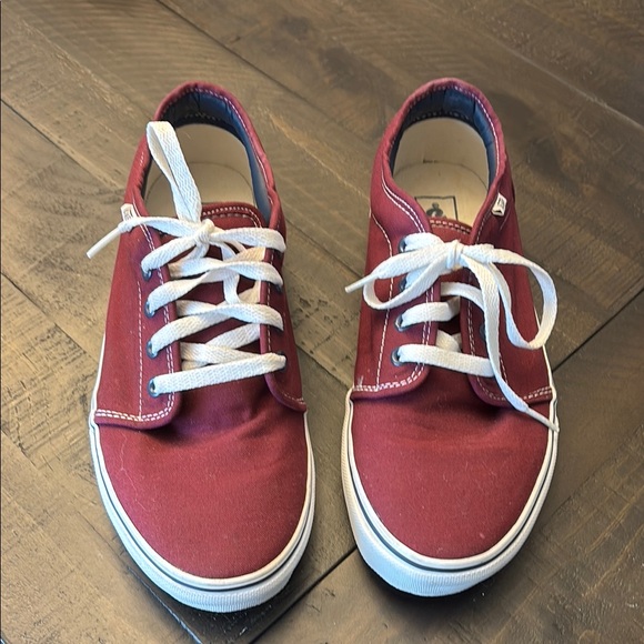 Vans Other - Vans Men's Maroon Canvas Sneakers excellent condition